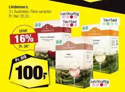 Calle Lindeman´s, DKK 100 tilbud
