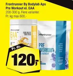 Calle Frontrunner By Bodylab Aps Pre Workout el. EAA, DKK 120 tilbud
