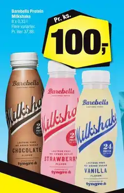Calle Barebells Protein Milkshake, DKK 100 tilbud
