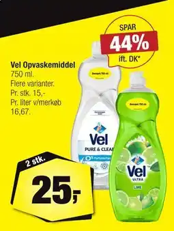 Calle Vel Opvaskemiddel, DKK 25 tilbud