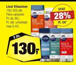 Calle Livol Vitaminer, DKK 130 tilbud