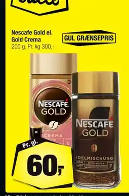 Calle Nescafe Gold el. Gold Crema, DKK 60 tilbud