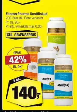 Calle Fitness Pharma Kosttilskud, DKK 140 tilbud