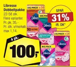 Calle Libresse Dobbeltpakke, DKK 100 tilbud
