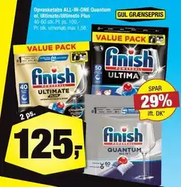 Calle Opvasketabs ALL-IN-ONE Quantum el. Ultimate/Ultimate Plus, DKK 125 tilbud