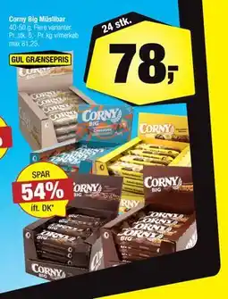 Calle Corny Big Müslibar, DKK 78 tilbud