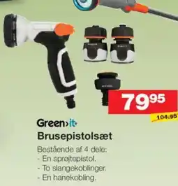 Bauhaus Green>it- Brusepistolsæt tilbud