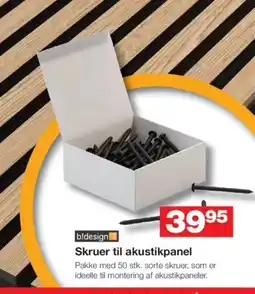 Bauhaus Bidesign skruer til akustikpanel tilbud