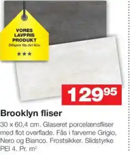 Bauhaus Brooklyn fliser tilbud