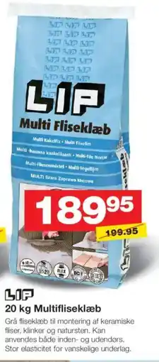 Bauhaus LIP Multifliseklæb tilbud