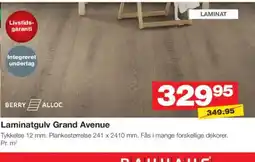 Bauhaus Laminatgulv Grand Avenue tilbud