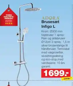 Bauhaus ADORAⓇ Brusesæt Infigo L tilbud