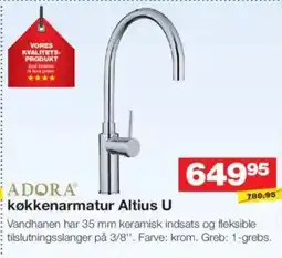 Bauhaus ADORAⓇ køkkenarmatur Altius U tilbud