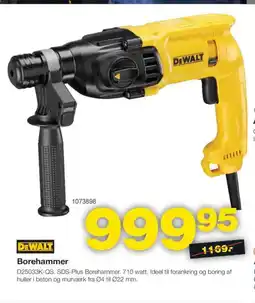 Bauhaus DEWALT Borehammer tilbud