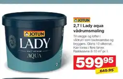 Bauhaus JOTUN Lady aqua vådrumsmaling tilbud