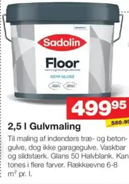 Bauhaus Gulvmaling tilbud