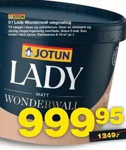 Bauhaus JOTUN Lady Wonderwall vægmaling tilbud