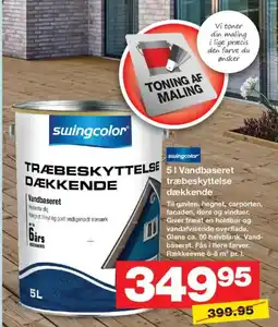Bauhaus Vandbaseret træbeskyttelse dækkende tilbud