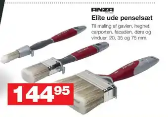 Bauhaus ANZA Elite ude penselsæt tilbud