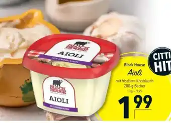 Citti Block House Aioli tilbud
