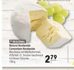 Citti Meierei Nordweide Camembert Nordweide Weichkäse mit Weißschimmel, tilbud