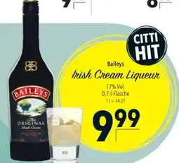 Citti Irish Cream Liqueur tilbud