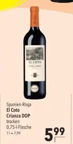 Citti Spanien-Rioja El Coto Crianza DOP tilbud