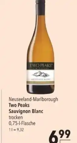 Citti Neuseeland-Marlborough Two Peaks Sauvignon Blanc tilbud