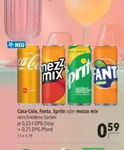 Citti Coca-Cola, Fanta, Sprite oder mezzo mix tilbud