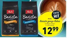 Citti Melitta Barista ganze Bohne tilbud