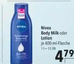 Citti Nivea Body Milk oder Lotion tilbud