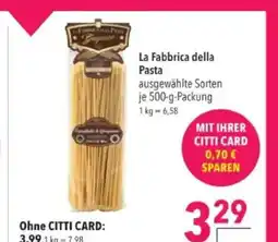 Citti La Fabbrica della Pasta tilbud