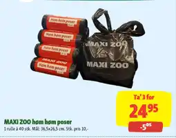 Maxi Zoo MAXI ZOO hom høm poser tilbud