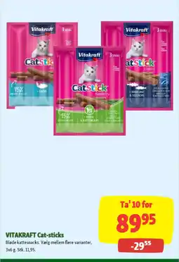 Maxi Zoo VITAKRAFT Cat-sticks tilbud