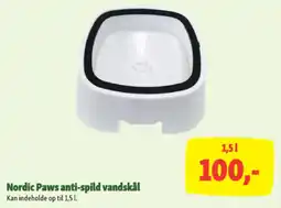 Maxi Zoo Nordic Paws anti-spild vandskål tilbud