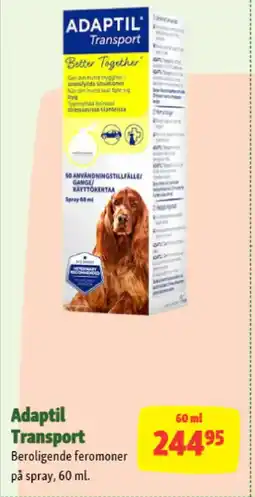 Maxi Zoo Adaptil Transport Beroligende feromoner tilbud