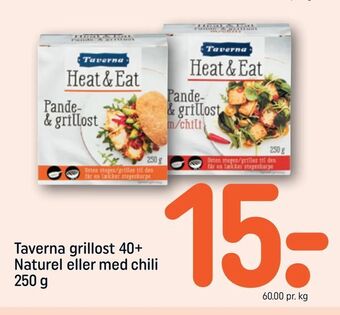 REMA 1000 Taverna grillost 40+ Naturel eller med chili tilbud