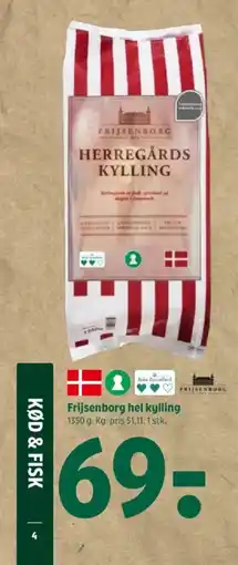 Coop 365 Frijsenborg hel kylling tilbud