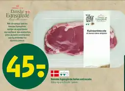 Coop 365 Danske Egnsgårde kalve entrecote tilbud