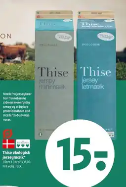 Coop 365 Thise økologisk jerseymælk tilbud