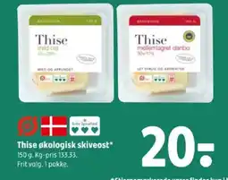 Coop 365 Thise økologisk skiveost tilbud