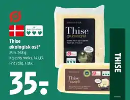 Coop 365 Thise Økologisk ost tilbud