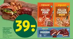 Coop 365 TULIP spareribs, pulled pork eller pulled chicken kebab tilbud