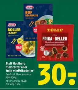 Coop 365 STEFF HOULBERG maxiretter eller TULIP minifrikadeller tilbud