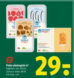 Coop 365 Polar økologisk is tilbud