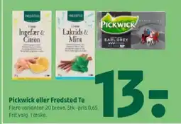 Coop 365 PICKWICK eller Fredsted Te tilbud