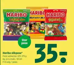 Coop 365 HARIBO slikpose tilbud