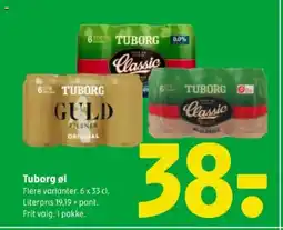 Coop 365 TUBORG øl tilbud