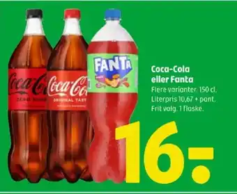 Coop 365 COCA-COLA eller FANTA tilbud