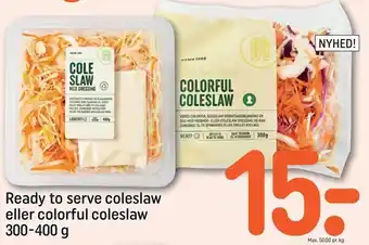 REMA 1000 Ready to serve coleslaw eller colorful coleslaw tilbud